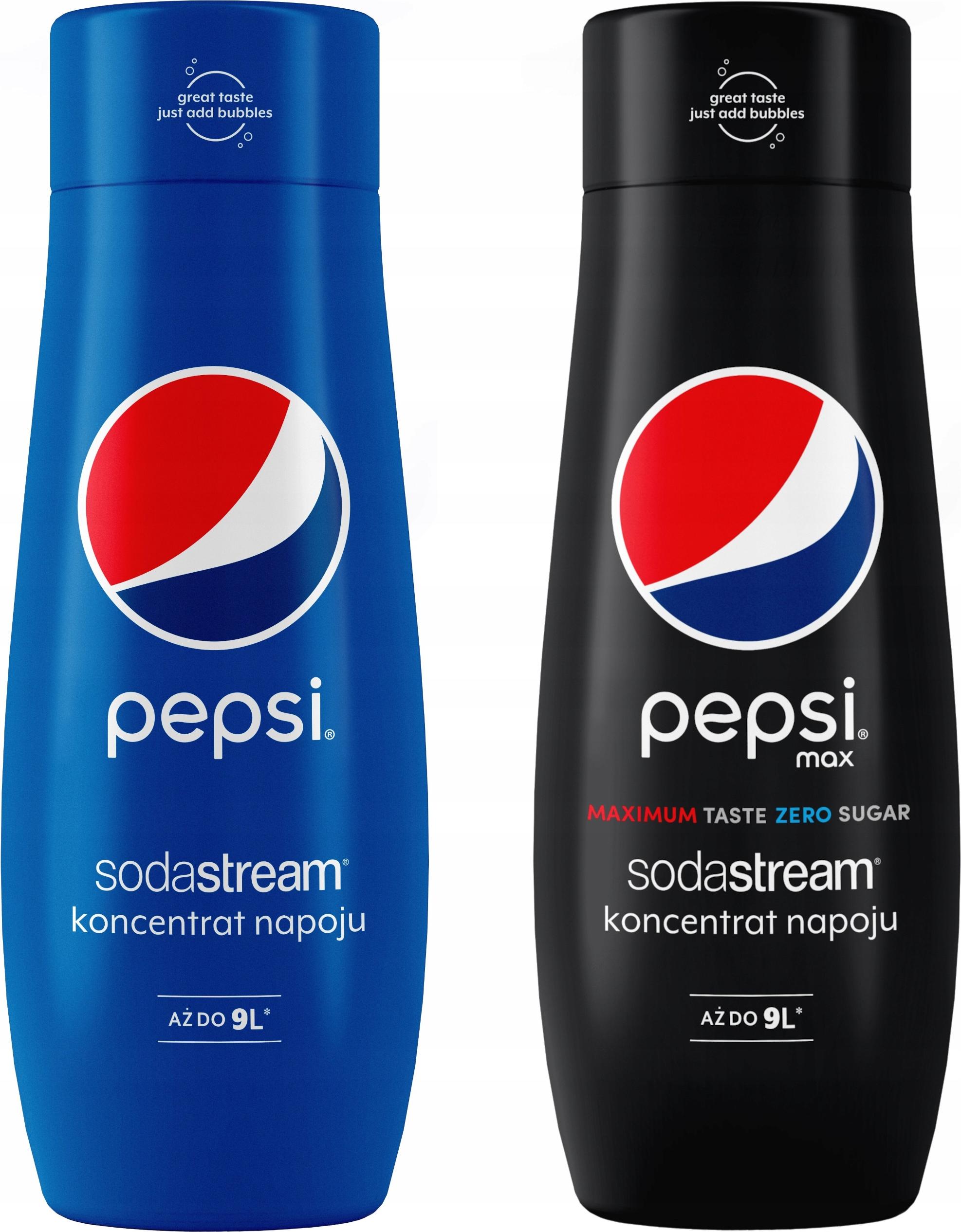 sada 2 koncentrátov SodaStream Pepsi+Pepsi MAX