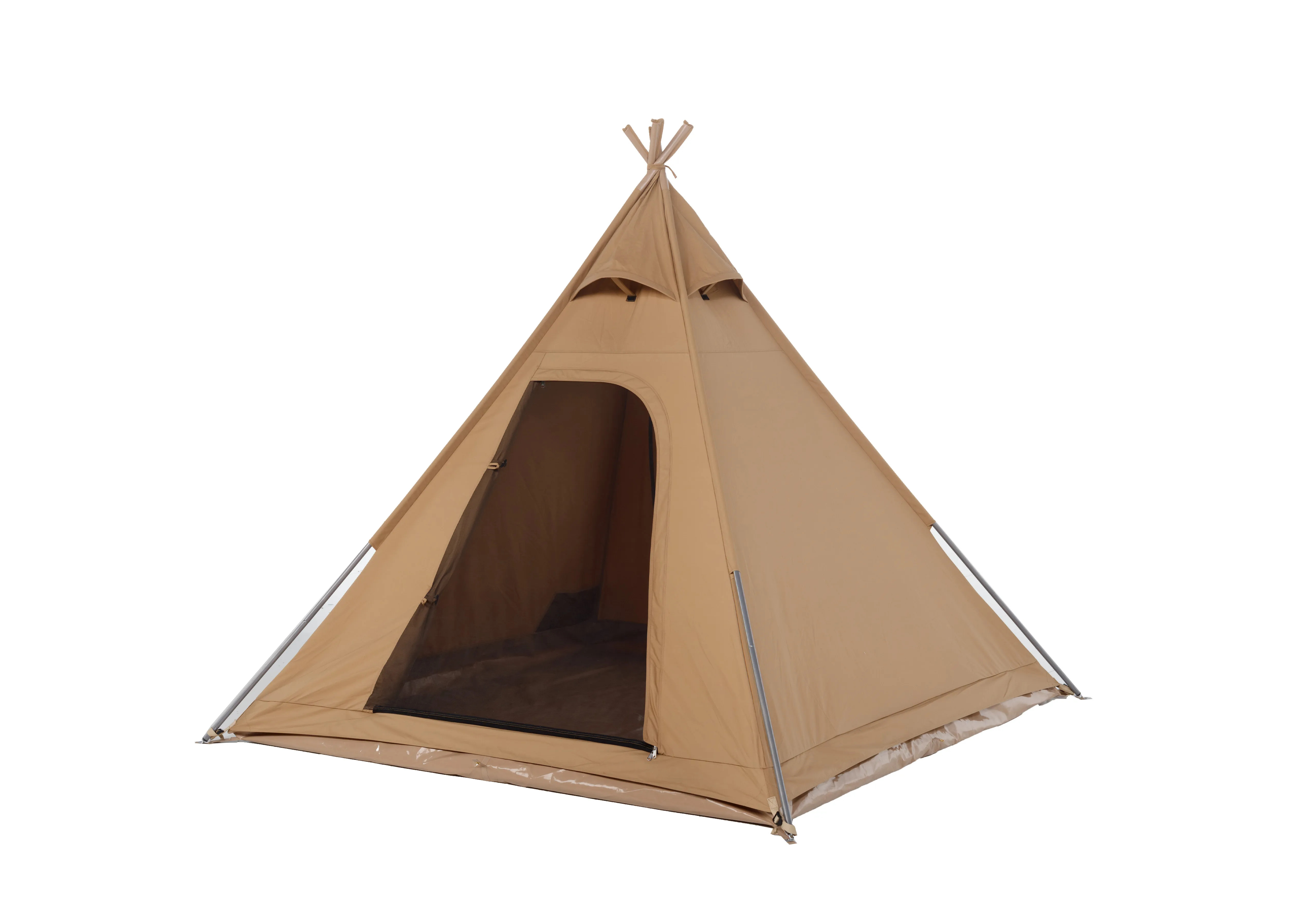 Canvascamp Canvas Zelt Tipi Zelt Baumwollzelt Oryx Tent, 1-2 Personen - 210 gr/m² - Tentex PC21