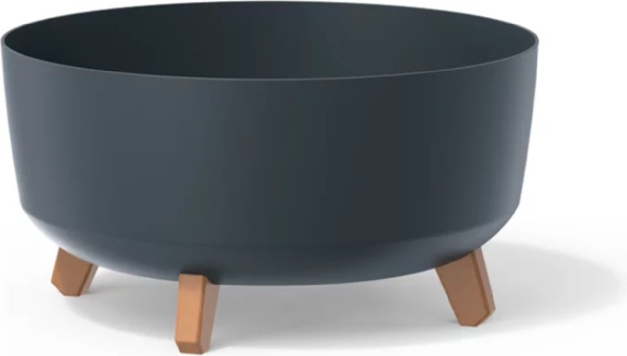 Prosperplast Respana – Sottovaso Con Ruote Per Piante, 44,6×44,6 Cm, Colore Antracite - 4