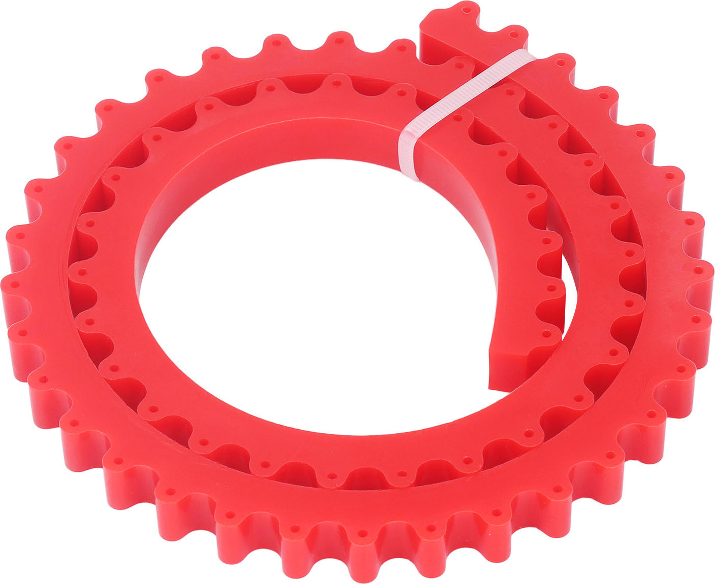 Profilovací pásik poháňaný ozubeným kolesom, profilovací pásik, pružný pásik poháňaný ozubeným kolesom, profilovací pásik na spracovanie dreva, pásik poháňaný ozubeným kolesom, pružný sprievodca krivkou