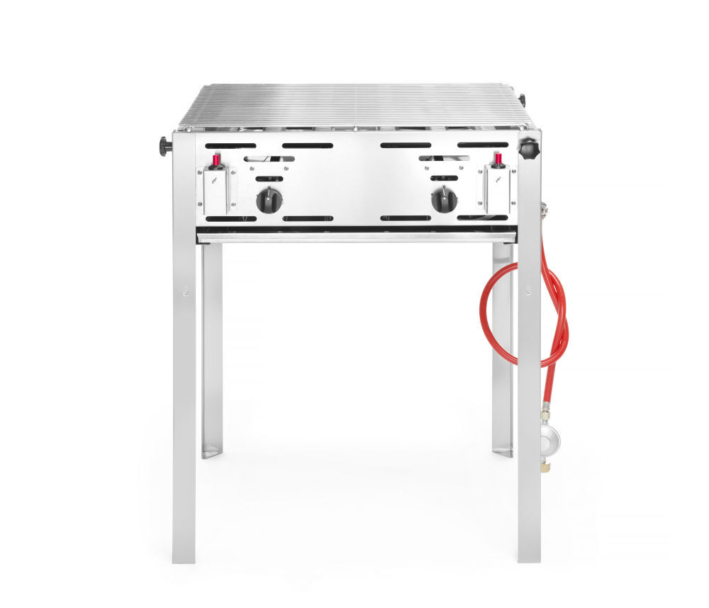 HENDI | plynový gril Roast-Master maxi, výkon 11,6 kW, 650x540x(V)840mm, S PODLOŽKOU