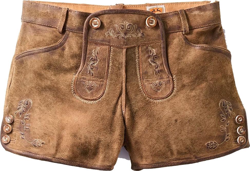 Maddox Lederhose DALIA im Trachtenstil, leicht und weich, mit Hornknöpfen DALIA-sand-SZ-alt-34