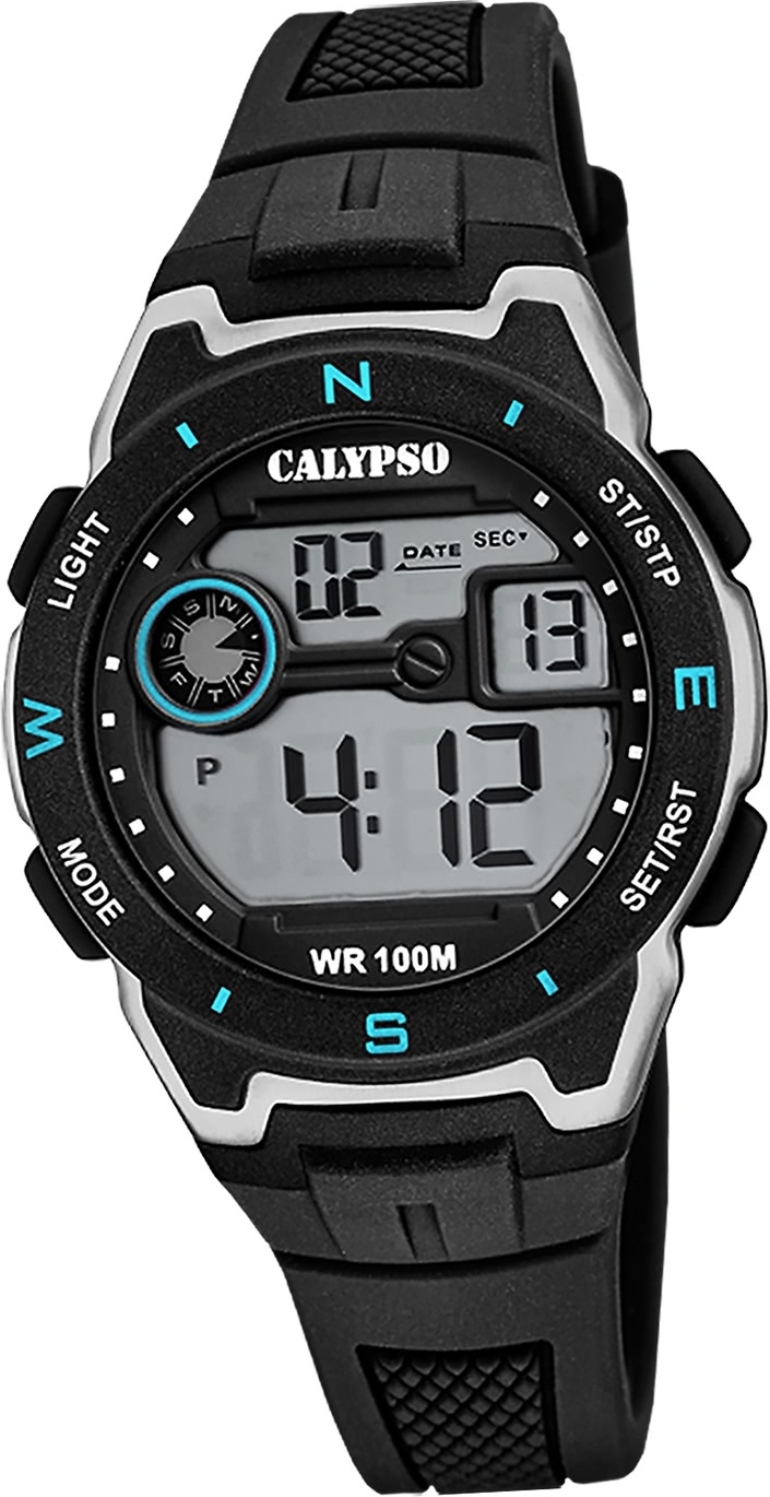 Pánske hodinky Calypso gumené čierne Digitálne náramkové hodinky Calypso D2UK5853/4