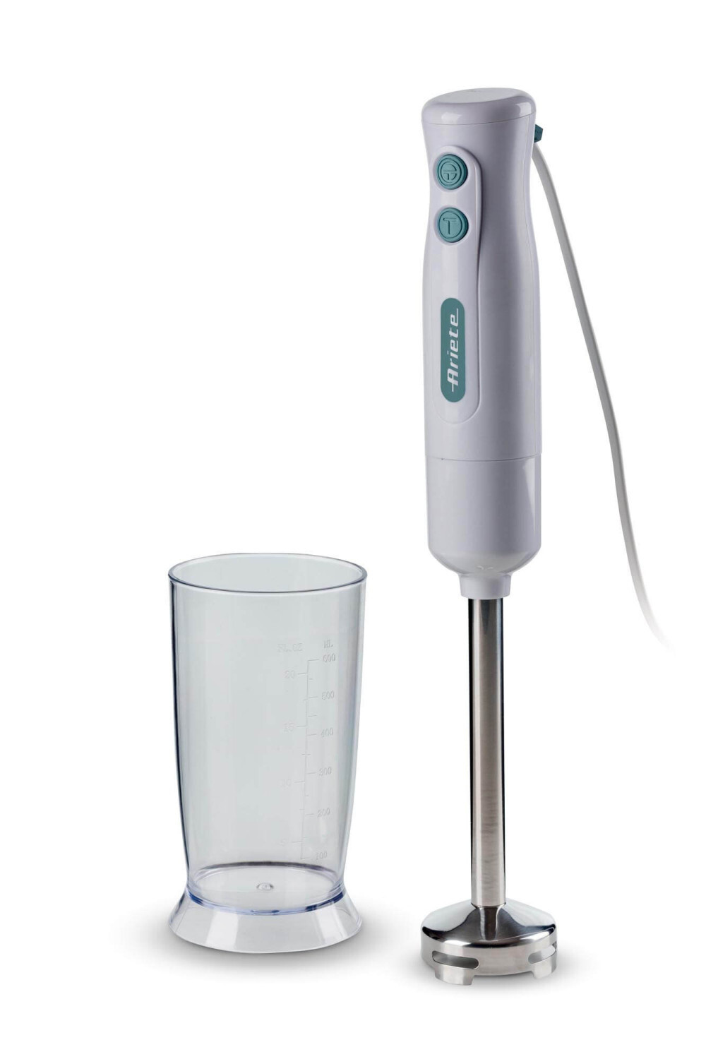 Ariete Handmixer Frhstck 601 700W 2 Geschwindigkeiten Wei und Aegean Teal 601 BIANCO PIMER