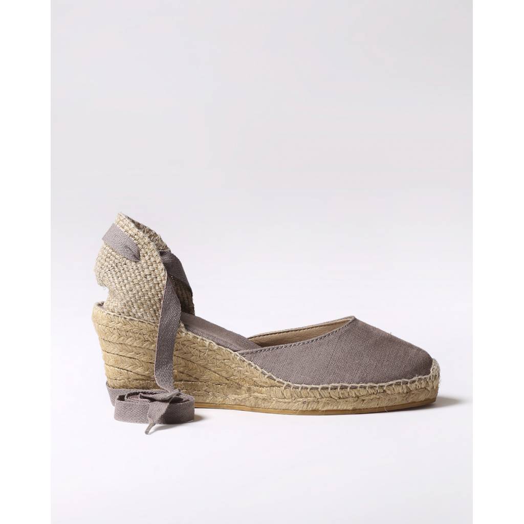 Toni Pons Calonge Keil-espadrilles Grau EU 42 Damen Grau EU 42 CALONGE_TAUPE_42