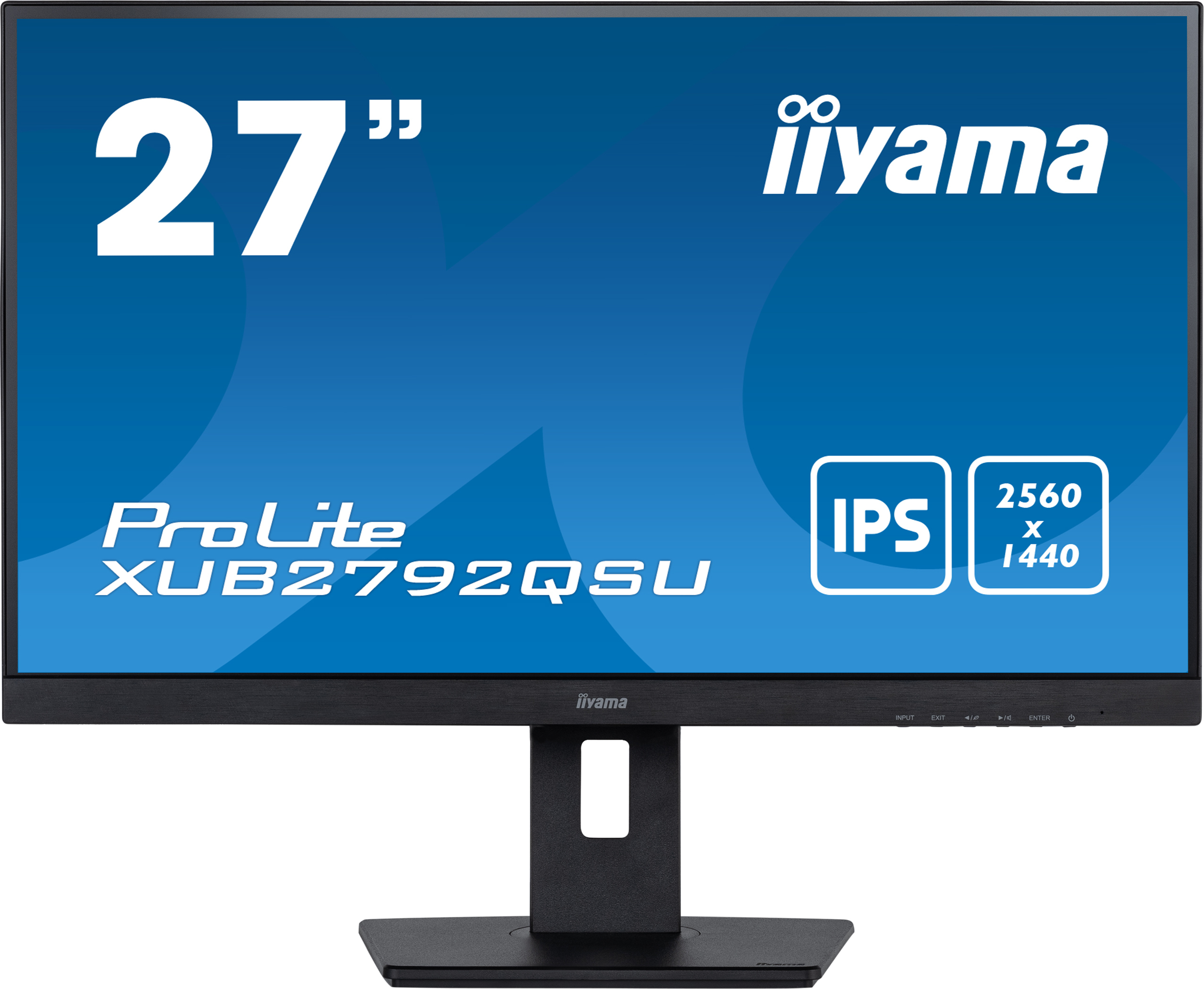 iiyama XUB2792QSU-B5 plochý počítačový monitor 68,6 cm (27") 2560 x 1440 px Full HD LED Černá