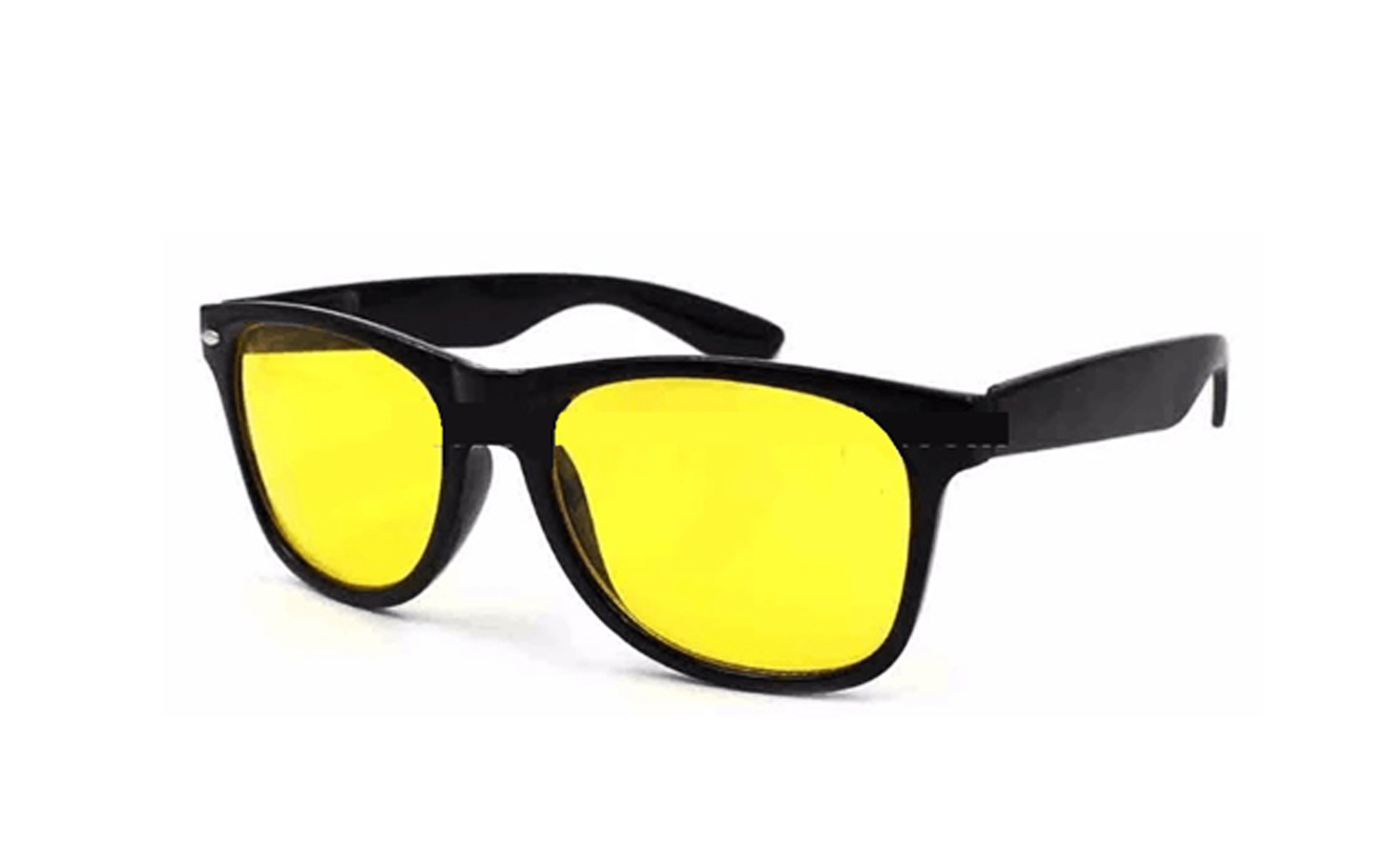 Fransande Auto KFZ Brille Sonnenbrille Nachtfahrbrille Nachtsichtbrille Kontrastbrille ideal gegen blendendes Licht bei Nachtfahrten 