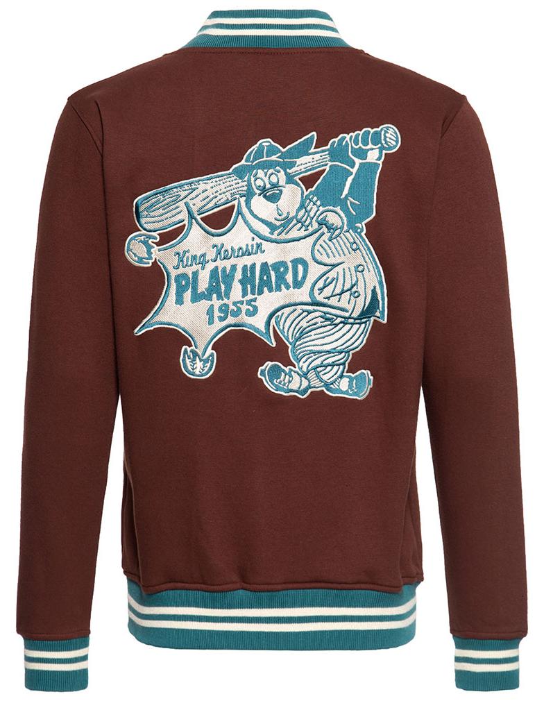 King Kerosin College Jacke - Play Hard 5XL