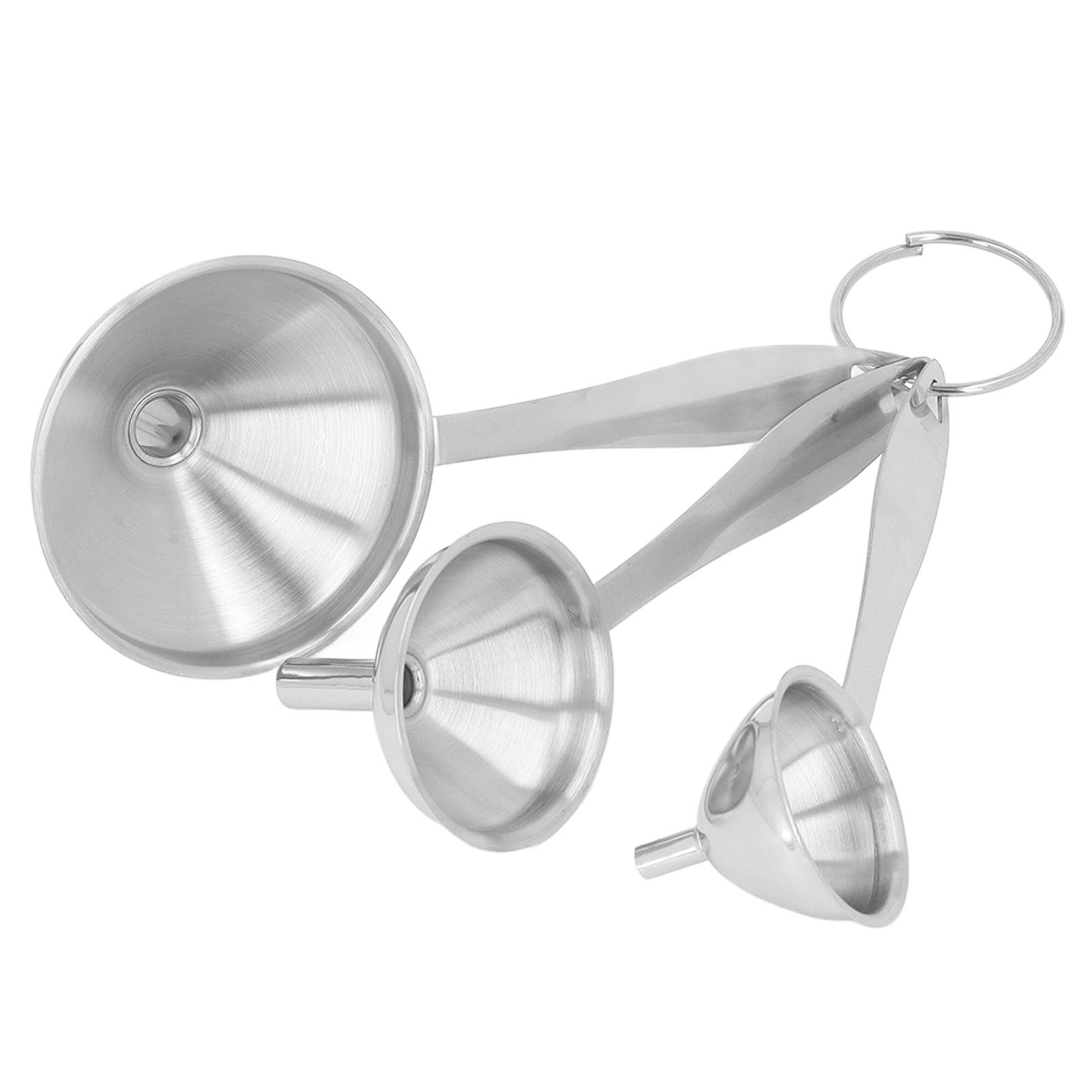 Cocosity Kleine Trichter,Edelstahltrichter,Kleines Trichterset,Küchentrichter-Set,Kleiner Flaschentrichter,Mini-Trichter