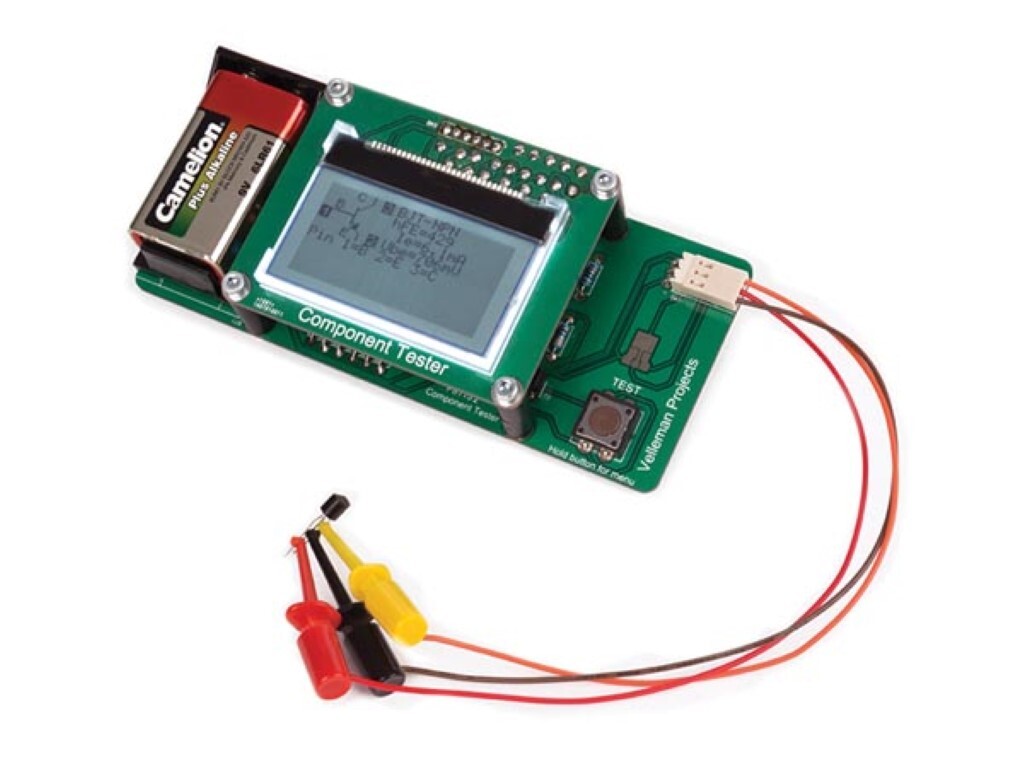 Whadda Lötbausatz, DIY, Komponententester-Kit, Elektroniktest, STEM-Lernen WSMI8115