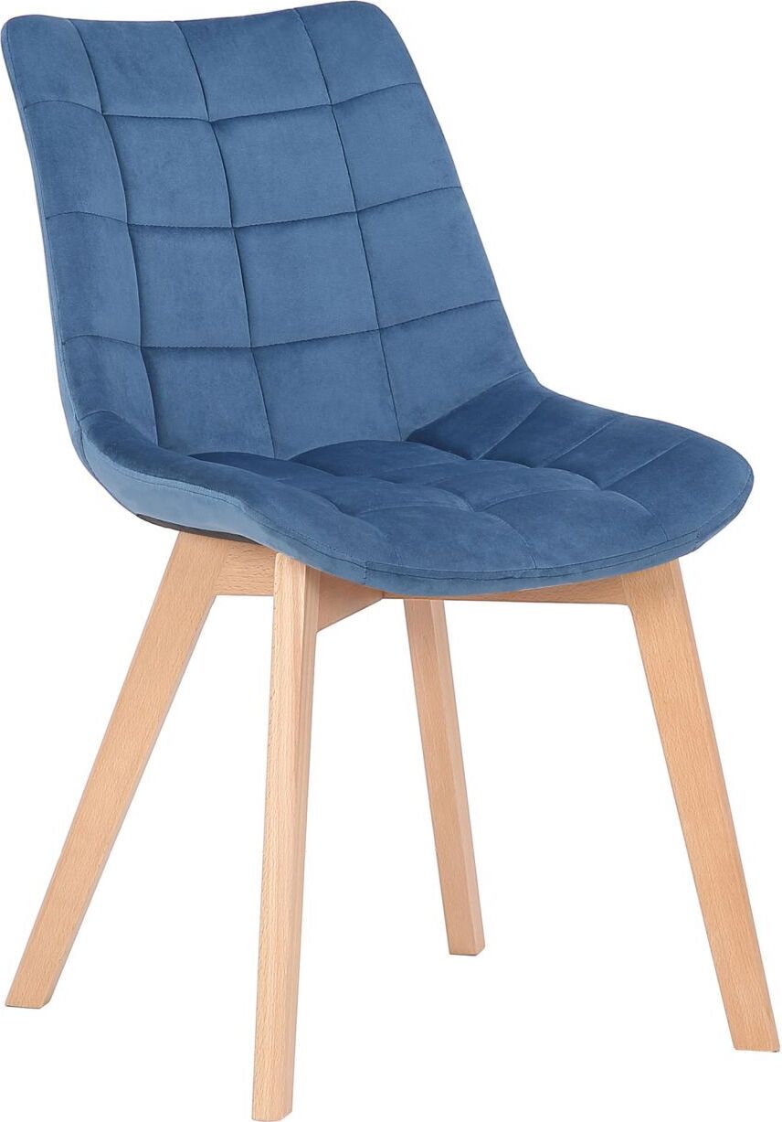 CLP Esszimmerstuhl Passaic Samt blau