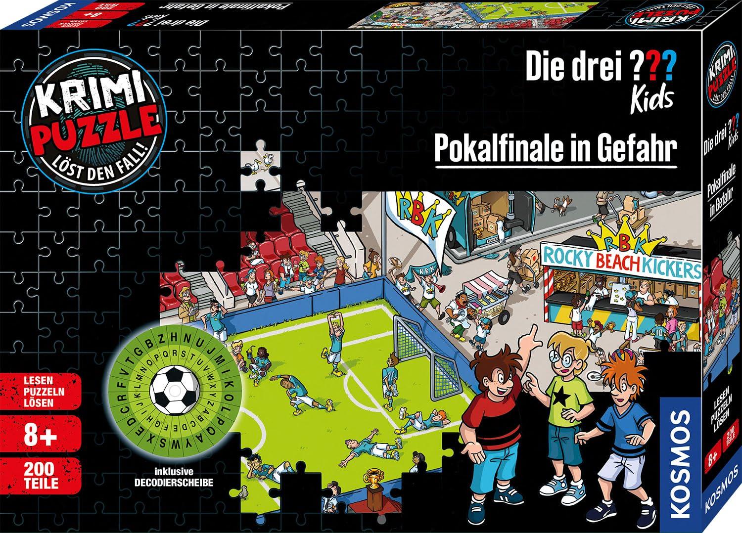 Kosmos Krimi-Puzzle: Die drei ??? Kids - Pokalfinale in Gefahr - 200 Teile 685539
