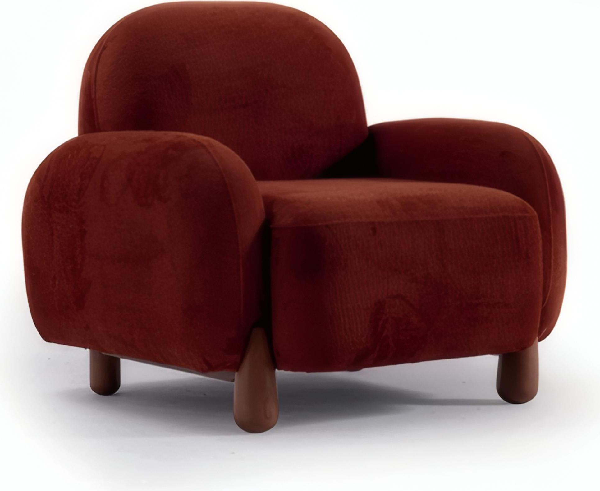 AEA Ein weicher, stabiler Sessel mit makellosem Design und klarer Komposition.