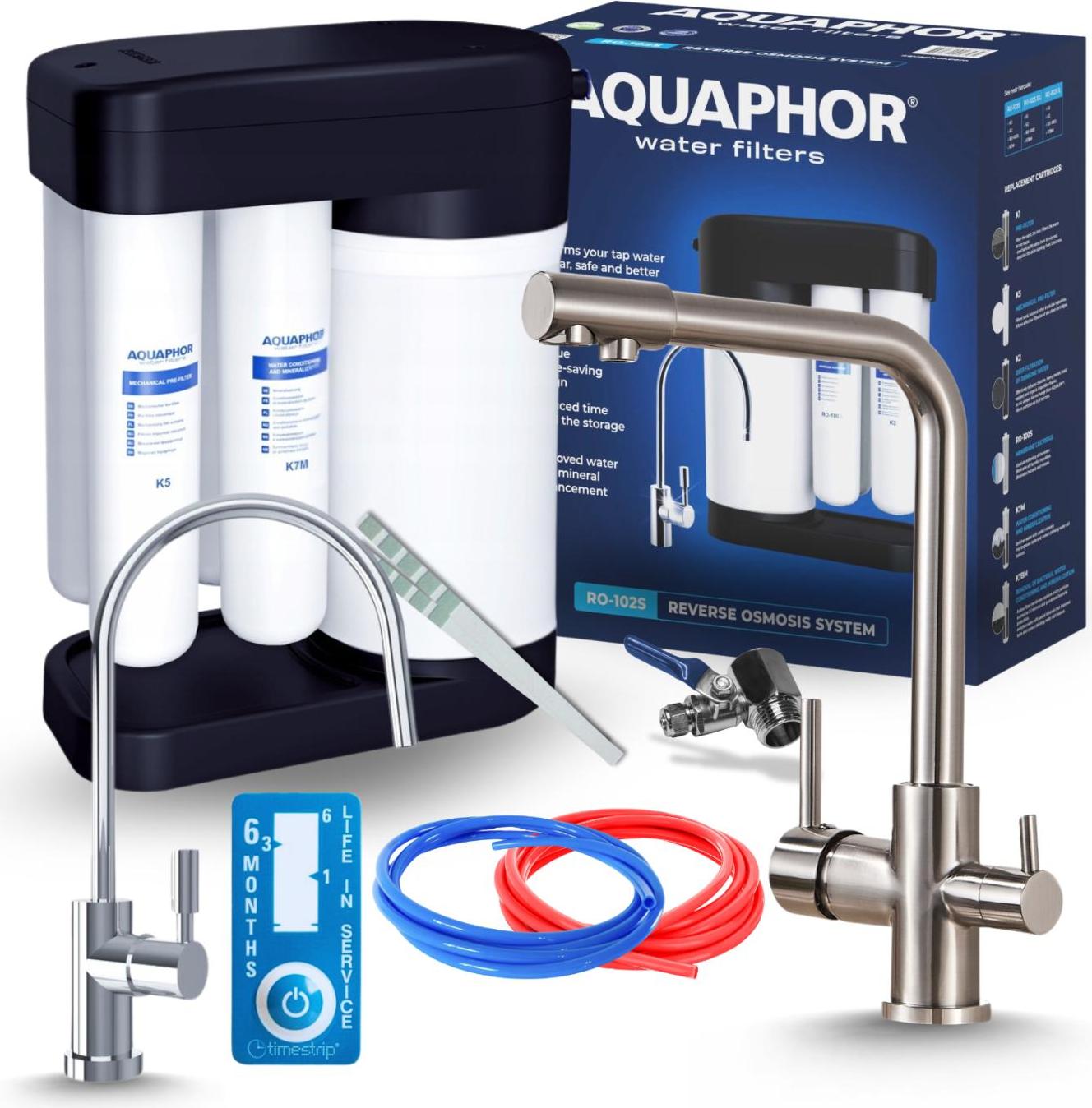 Wasserfilter Morion Ro 3-Wege Küchenarmatur Messing Image