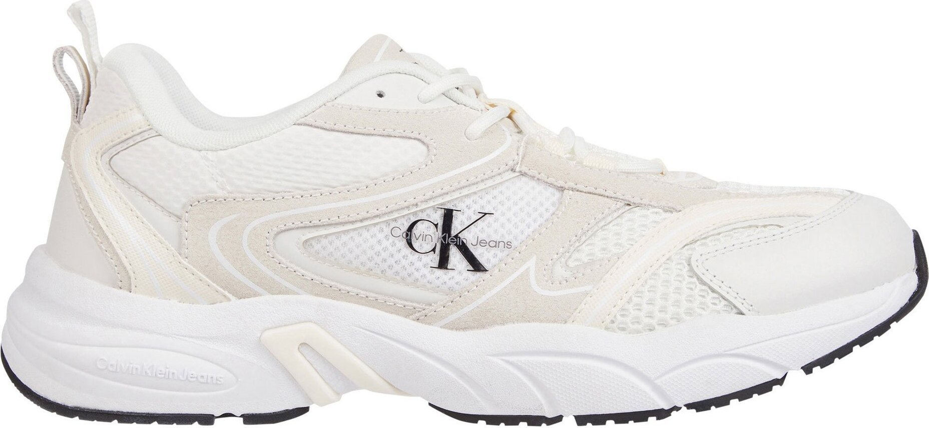 Calvin Klein Jeans Pánske tenisky YM0YM00636 0K6 Farba: biela Veľkosť: 45