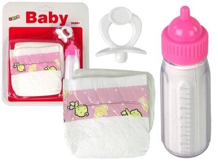 Leantoys Baby Schnuller Flasche Windeln Spielset