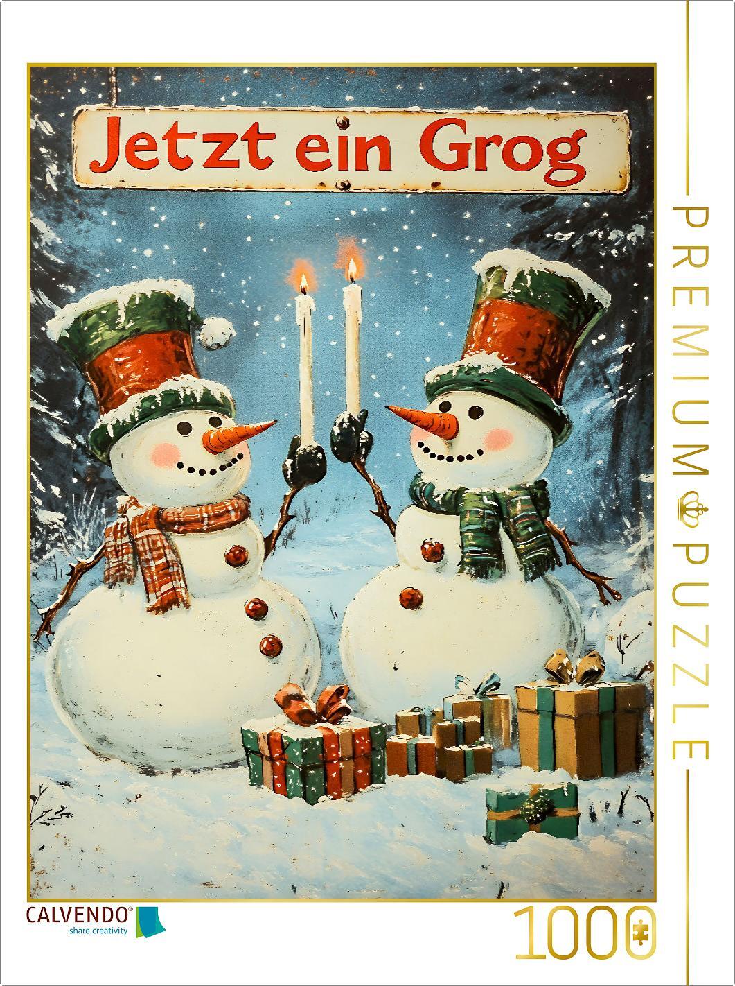 CALVENDO Puzzle Bei der Kälte durchaus angemessen | 1000 Teile Lege-Größe 64x48cm Foto-Puzzle für glückliche Stunden