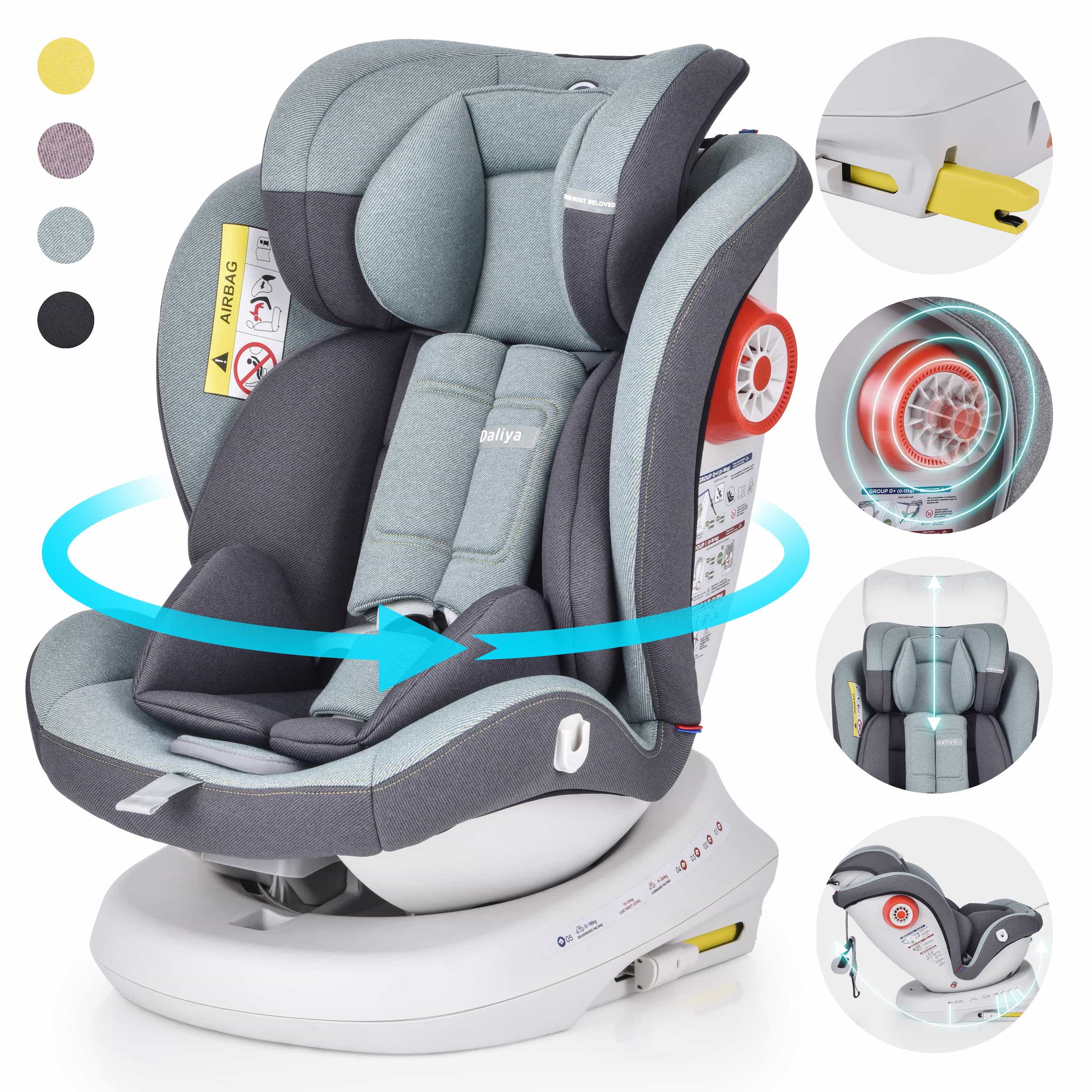 Daliya® KG I Kindersitz I 0-12 0-36 I Isofix