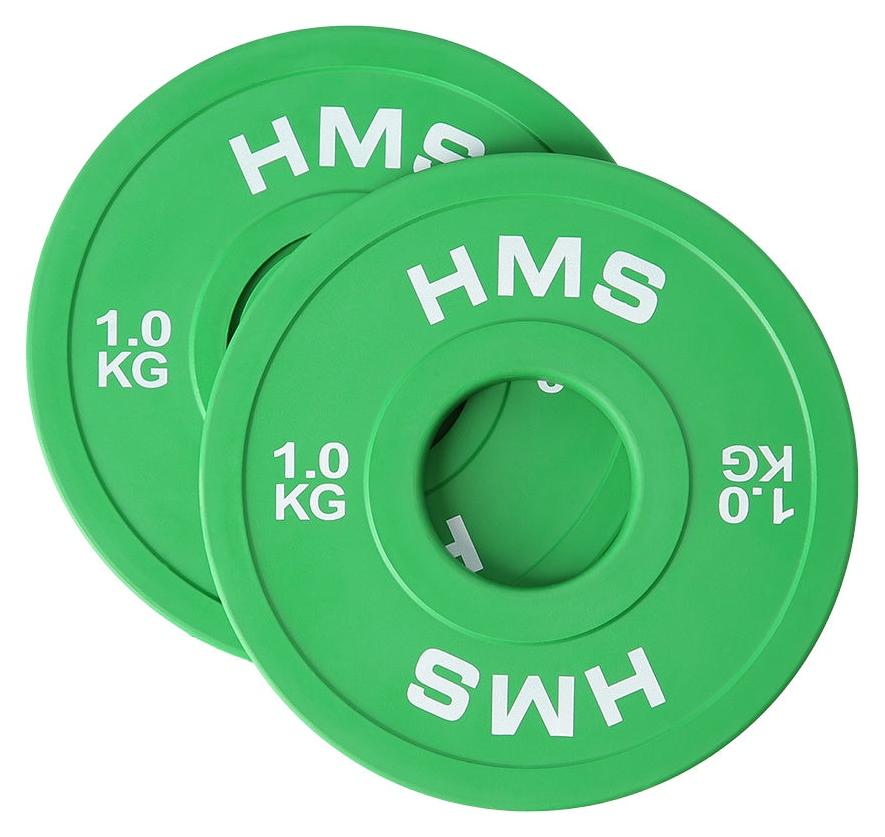 Northix Olympisches Bumper Plate-Paar, je 1 kg