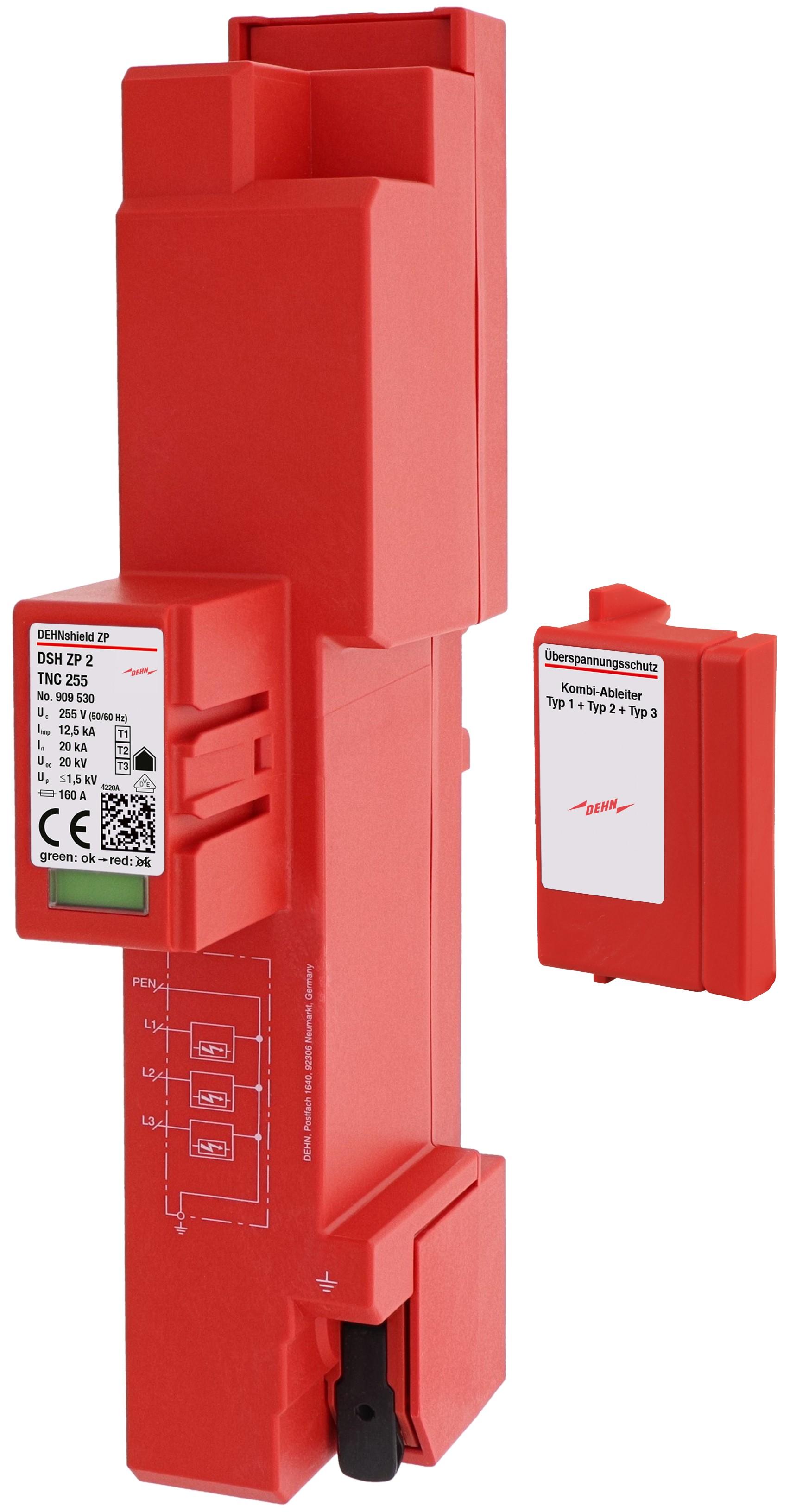 DEHN DSH ZP 2 TNC 255 Kombi-Ableiter Typ1+2 DEHNshield ZP 2 909530 (909530)