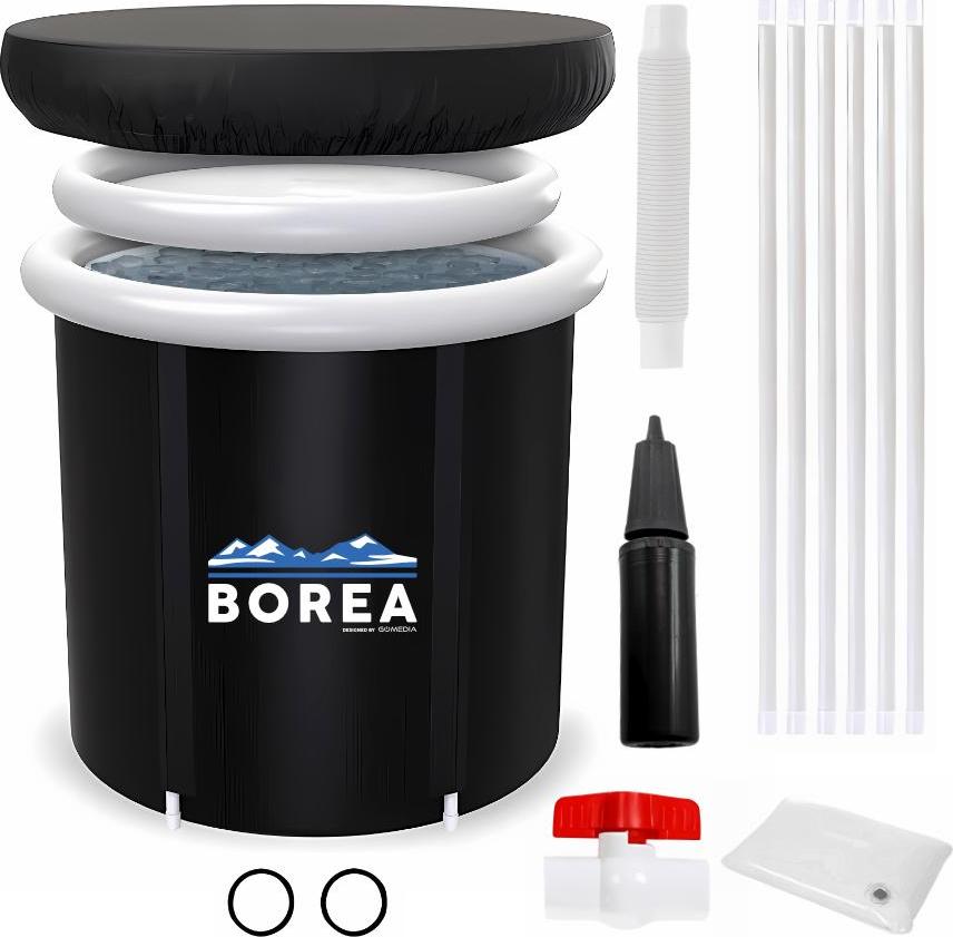 GOMEDIA Faltbares Eisbadefass für Eisbad 80cm Pool CQ1001
