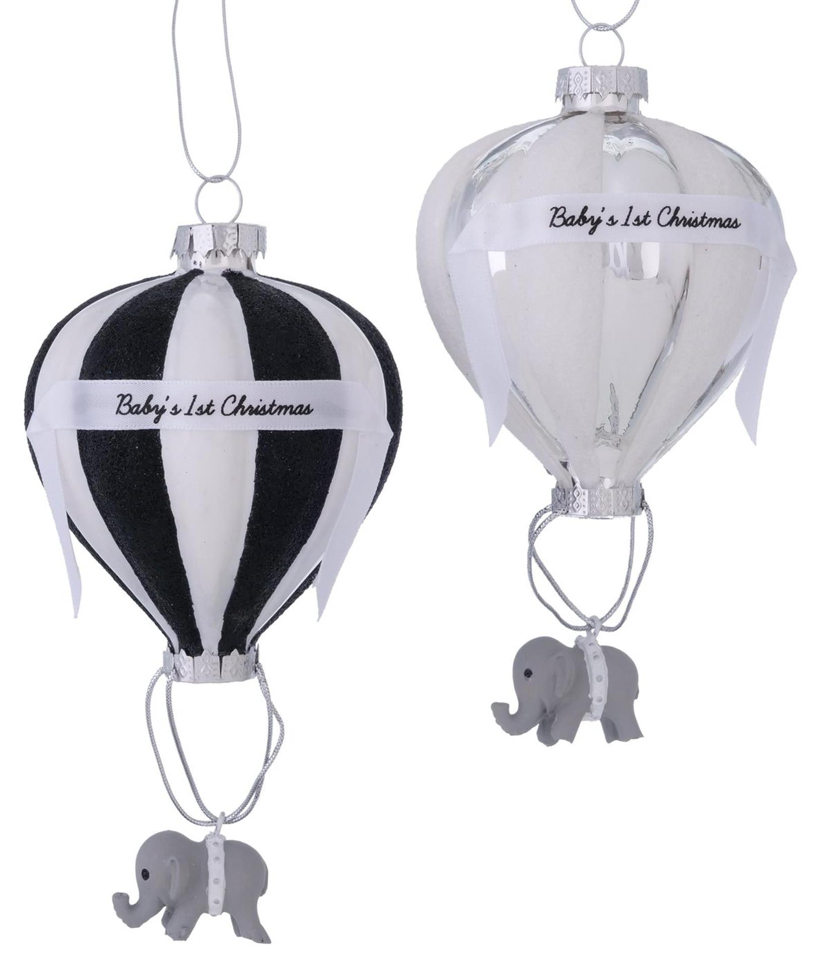 Boltze Startseite Weihnachtshänger Babys 1. Weihnachtsballon