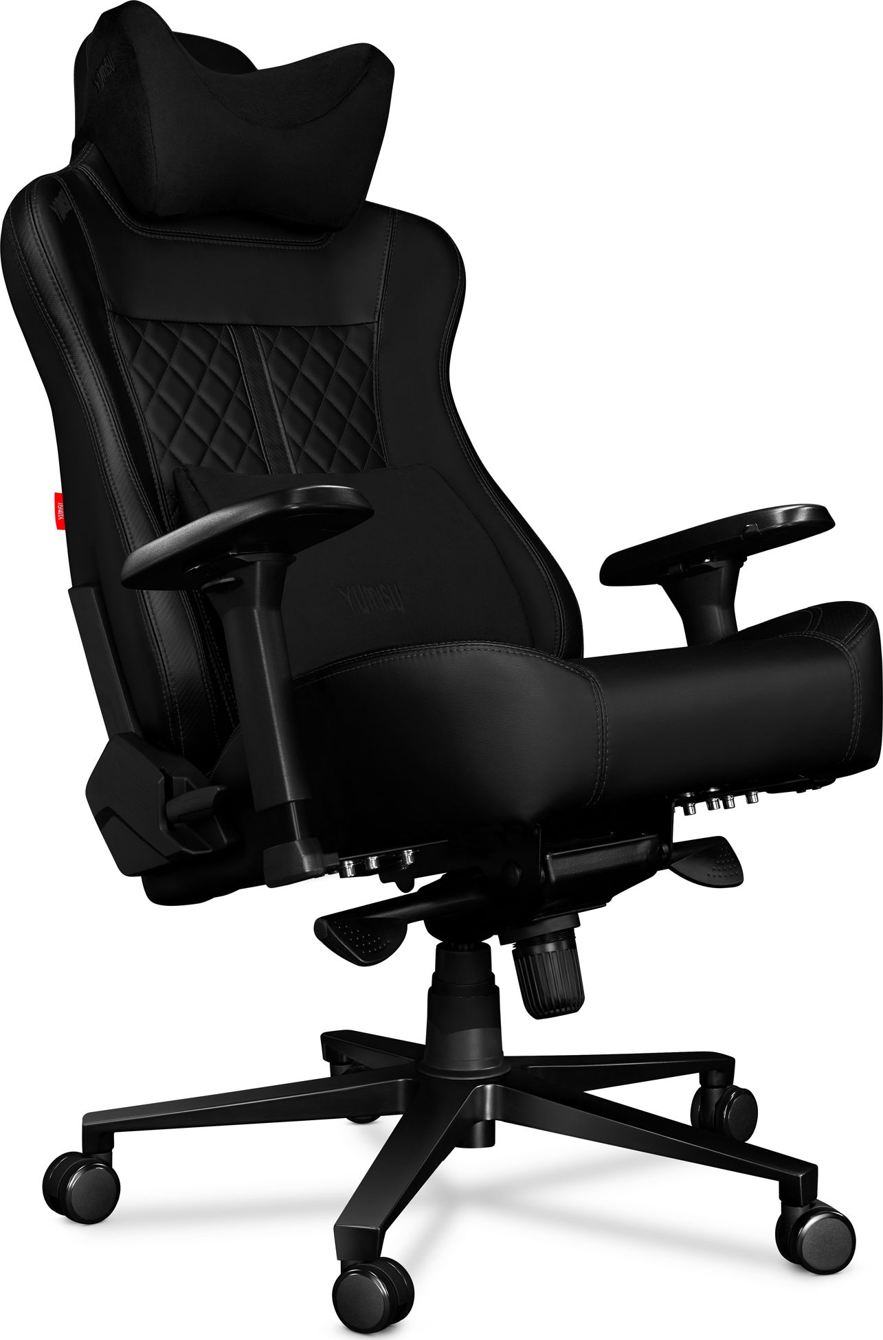 YUMISU Herné stoličky Kancelárska stolička 2052 180 kg Nosnosť Kancelárska stolička Kancelárska stolička PC stoličky Herné stoličky - čierna PU kože