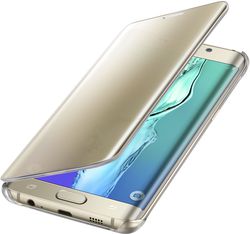 Samsung Clear View Cover EF-ZG928 pre Galaxy S6 Edge plus, zlatá