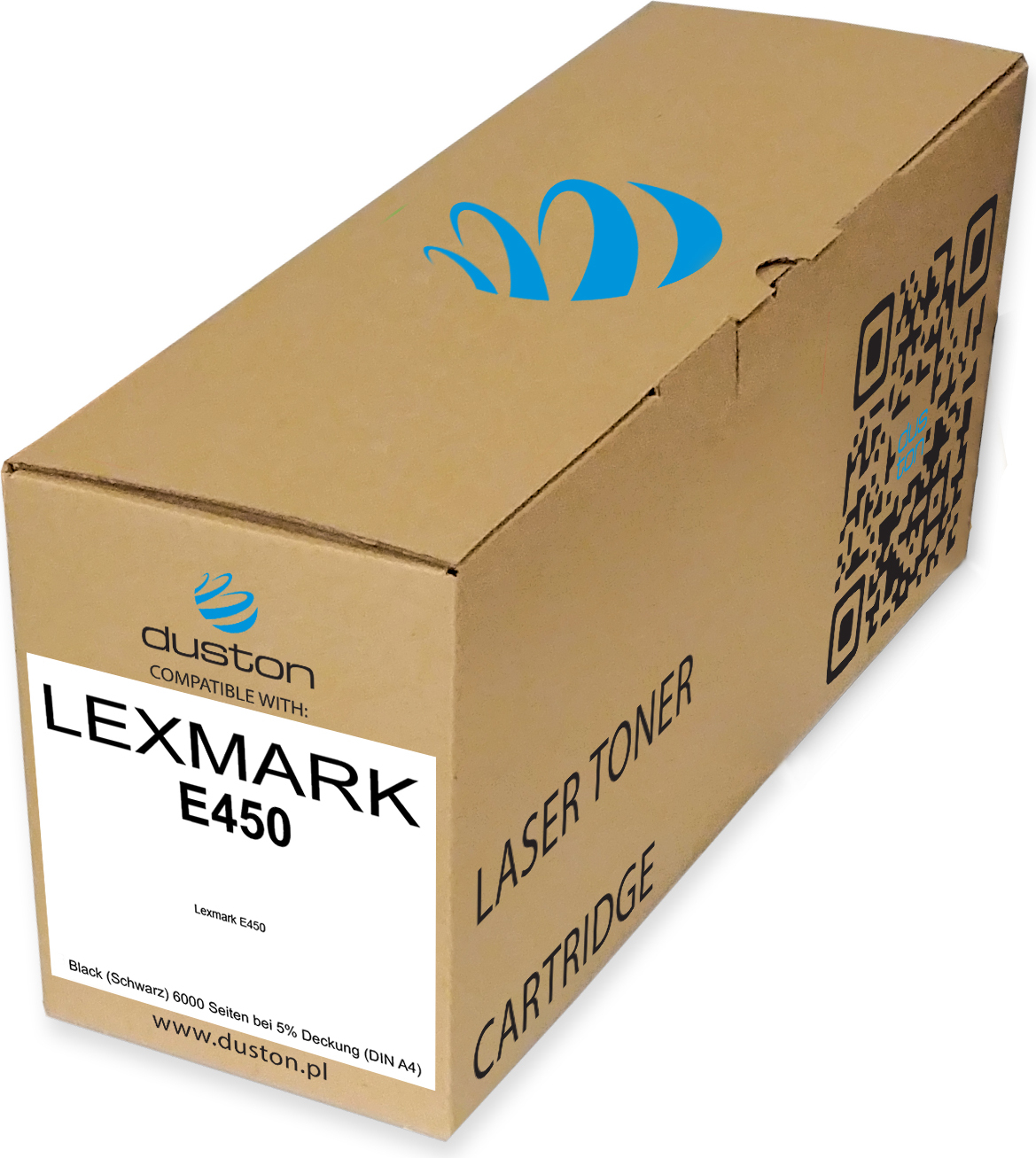 E450, E450A11E Tonerová kazeta do tlačiarne čiernej farby Kompatibilná s Lexmark E450