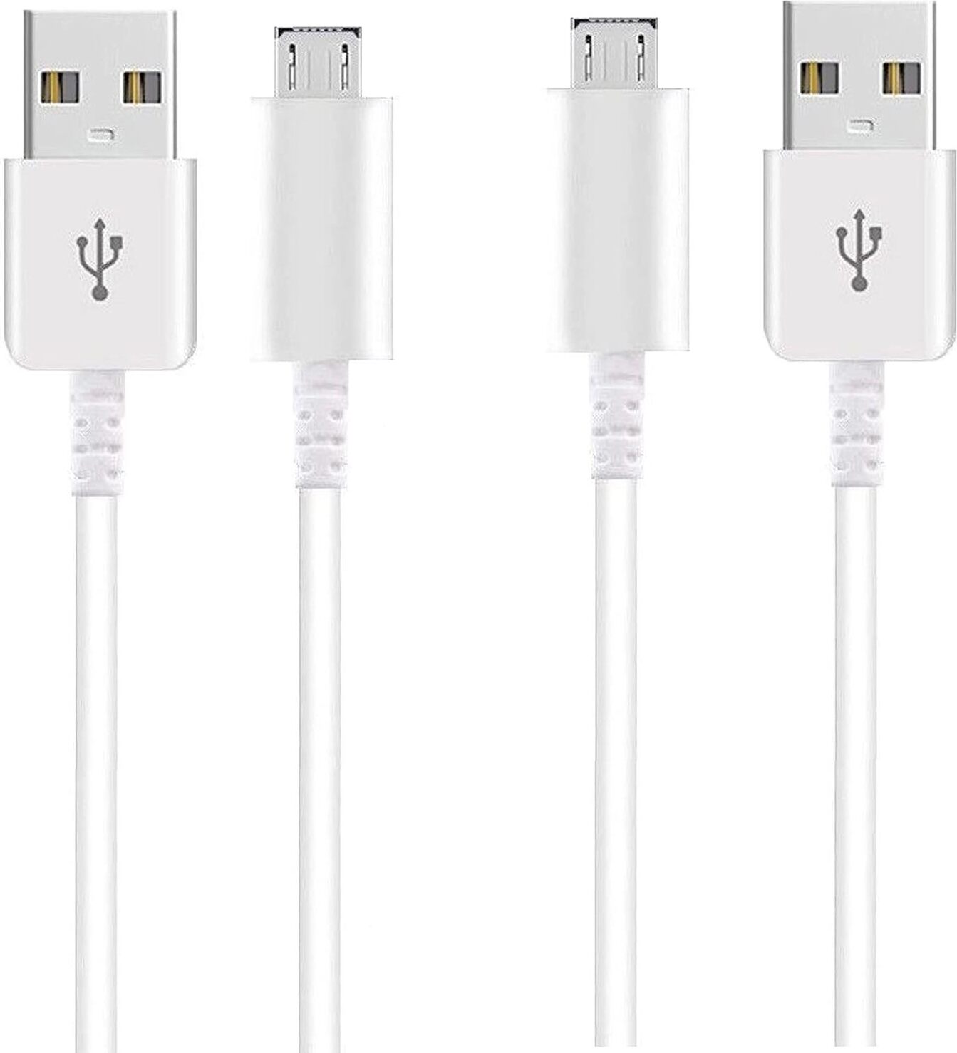 2x Micro-USB 100 cm Kabel Datenkabel Ladekabel für Cubot X18 Plus Cubot X16 Cubot Dinosaur Cubot King Kong CS Handykabel