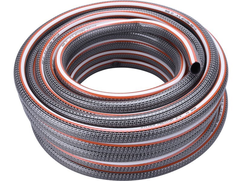 Gartenschlauch Extol Premium (9005320) blickdicht SILBER, 3/4