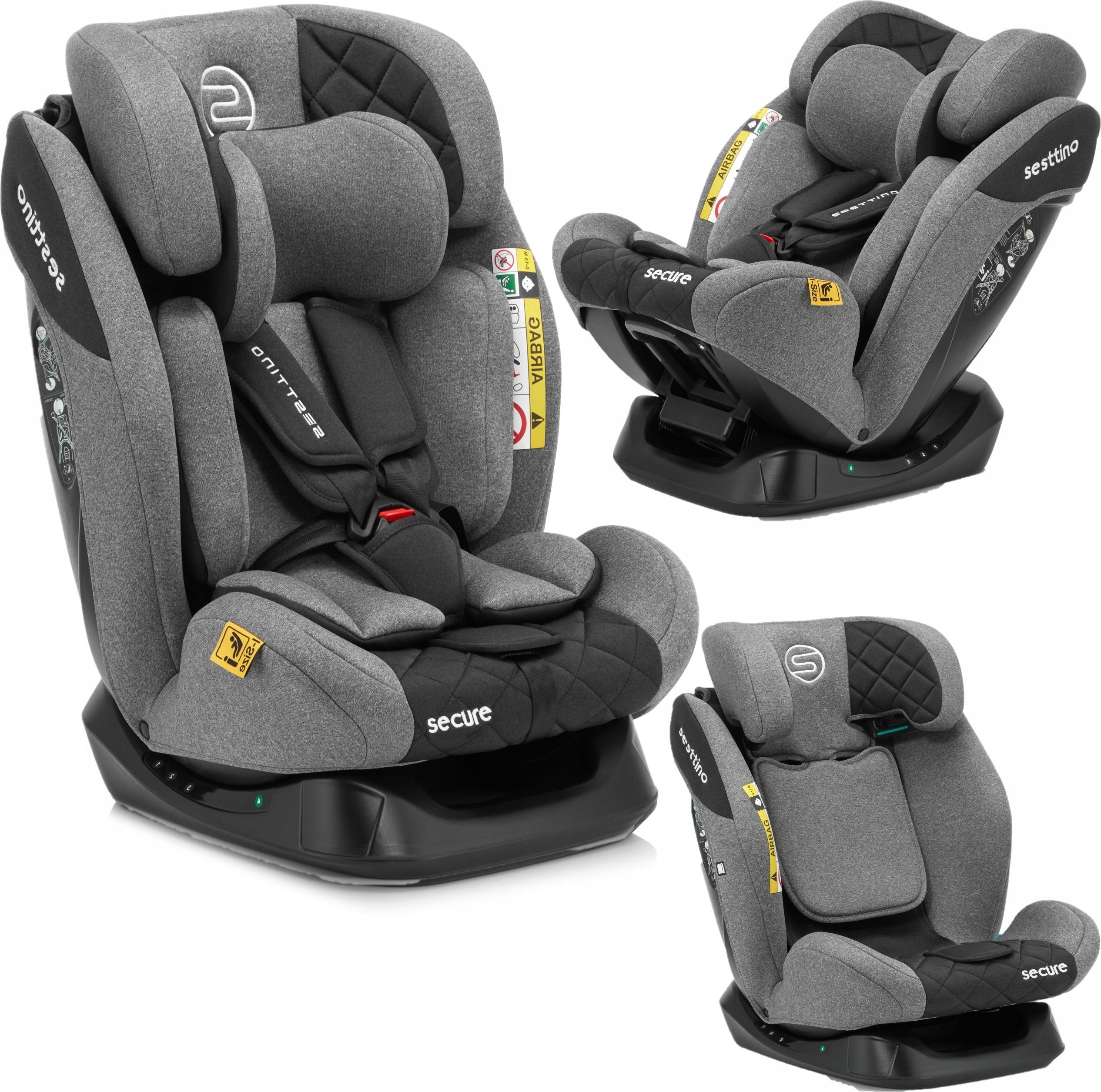 Kindersitz Sesttino Secure Pro i-Size 40-150cm 0-36kg grau