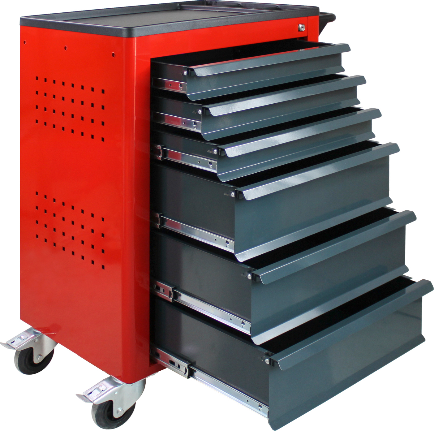 Werkstattwagen Cheetah | 6 Schubladen | HxBxT 96x61x45cm | Verkehrsrot