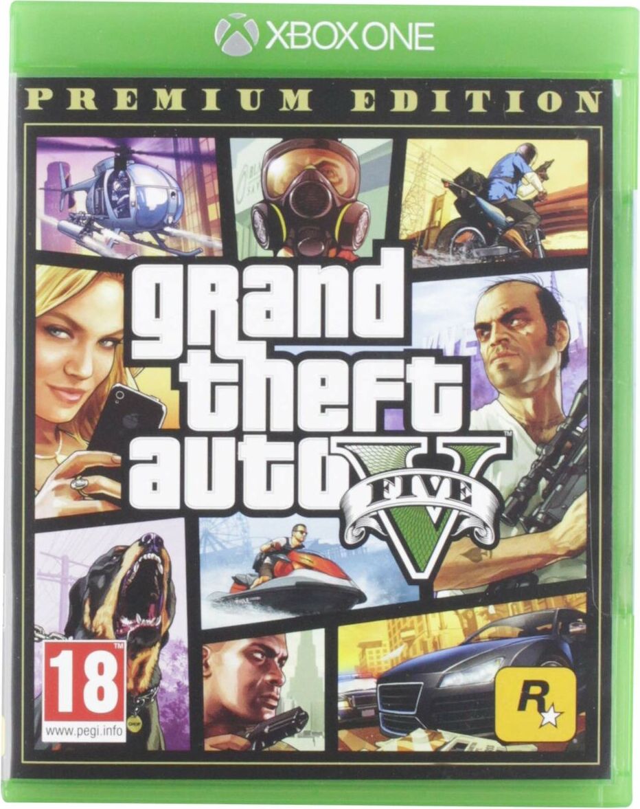 Rockstar Games Grand Theft Auto V : Édition Premium Online, Xbox One, M (Reif)