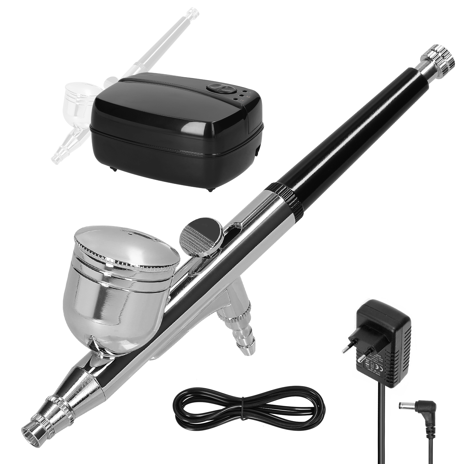 Cocosity Airbrush,Luftkompressor,Luftkompressor Airbrush Kit,Pump Airbrush Pen Set,Luftkompressor Airbrush Set,Pump Airbrush Pen Kit,Pump Airbrush Set,Pump Airbrush Kit,Handheld Air Compressor Airbrush Kit,Handheld Air Compressor Airbrush Set