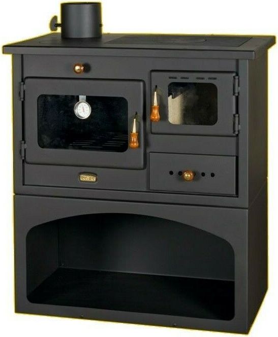 EEK A Kuchynský sporák Sporák na drevo Prity 1P34, ľavý komín - 10,1 kw