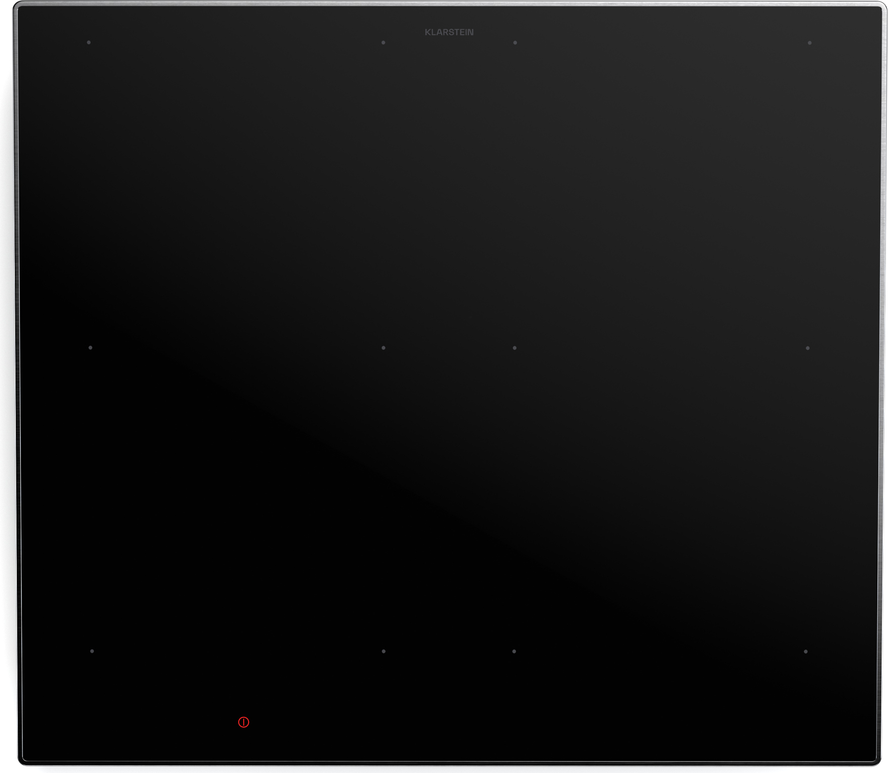 Klarstein NanoGlow indukčná varná doska 60 cm - 4-zónová indukčná varná doska s flexi zónami a funkciou boost, skrytý displej, detský zámok, 7 400 W, sklo s nano vrstvou, režim BBQ, čierna