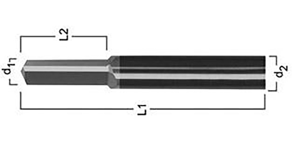 Slice FORMAT Gewindebohrer-Ausbohrer VHM Z3 M 6, Gewinde:M20, Gewindeart:M 1004219.2000