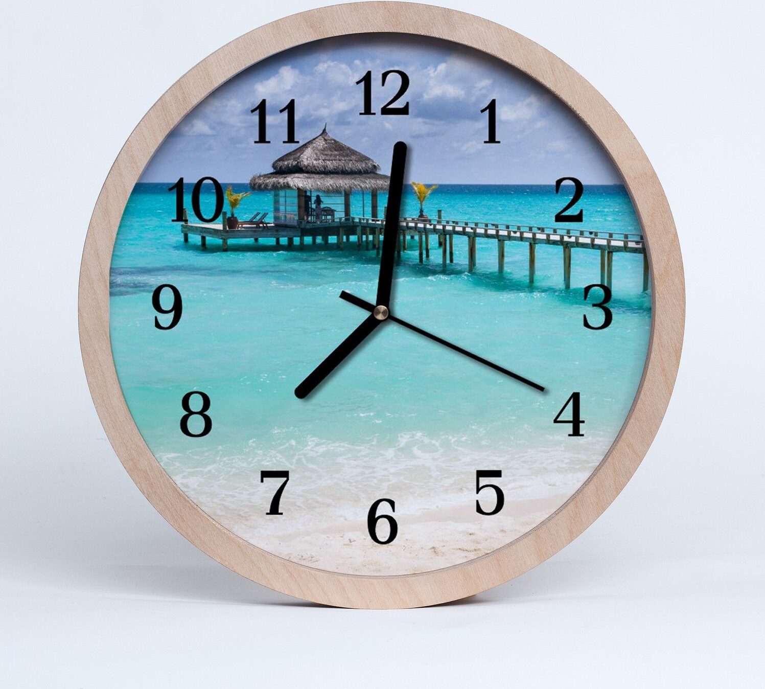 tulup Holzuhr 20fi cm wanduhr - Strandlandschaften zdo-20-61996219