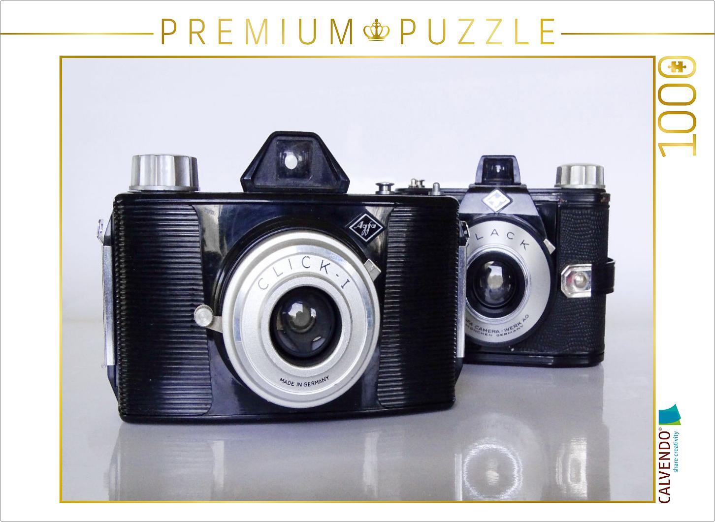CALVENDO Puzzle Agfa "Click" Boxkamera | 1000 Teile Lege-Größe 64x48cm Foto-Puzzle für glückliche Stunden