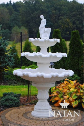 AEA Springbrunnen Garten Teich Brunnen 217cm Steinbrunnen Gartenbrunnen Fontaine Neu JVM4062292043970