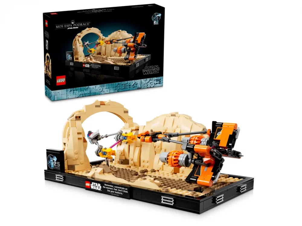 LEGO® Star Wars™ 75380 Preteky klzákov v Mos Espa - dioráma