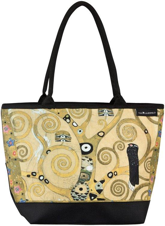 OEM Kunsthandtas mit Motiv Gustav Klimt, 42 x 30 x 15 cm, Strandtas, Handtas mit Griff 2026