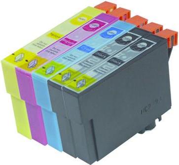 MediaRange MRET163 Druckerpatrone 5 Stück(e) Standardertrag Foto schwarz, Foto zyan, Foto magenta, Fotogelb