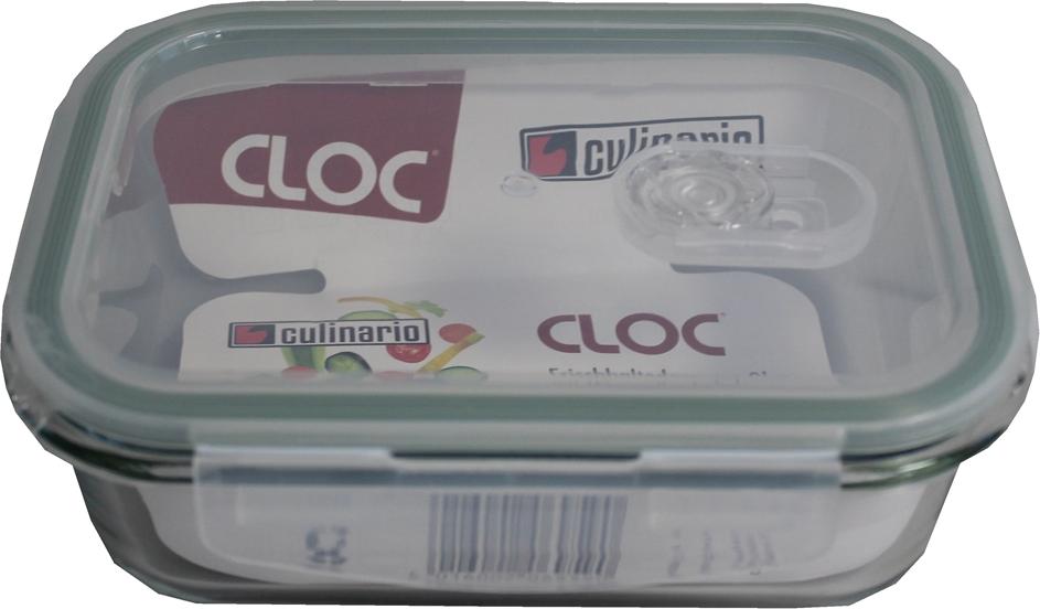 Frischhaltedose Grün 620 ml Glas mit Kunststoffdeckel neuetischkultur