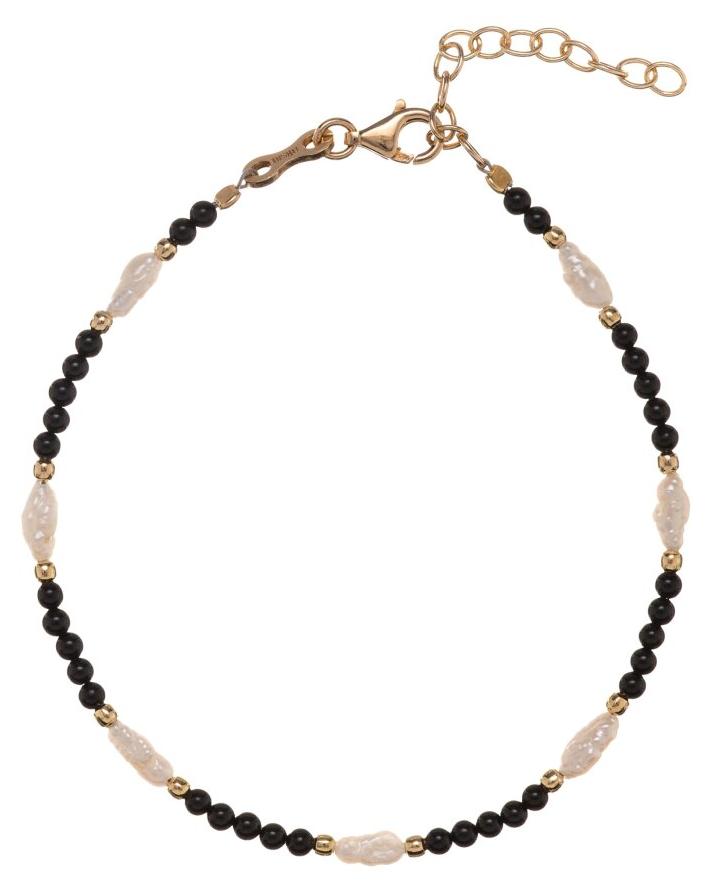 ALISIA JEWELS Luxusarmband mit echten Perlen und Achat AL5252.01.000