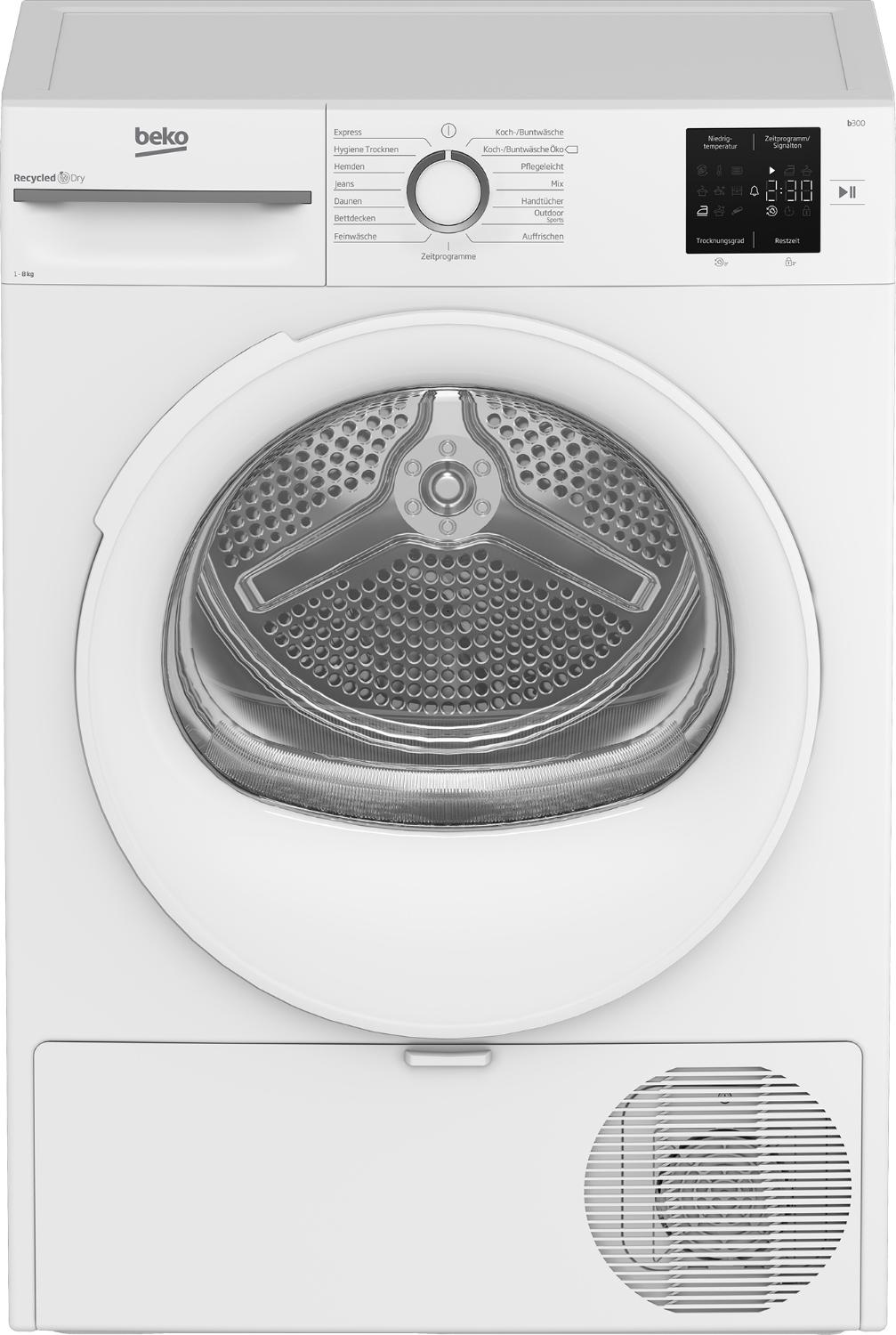 Beko BM3T3822W Wärmepumpentrockner 8 kg
