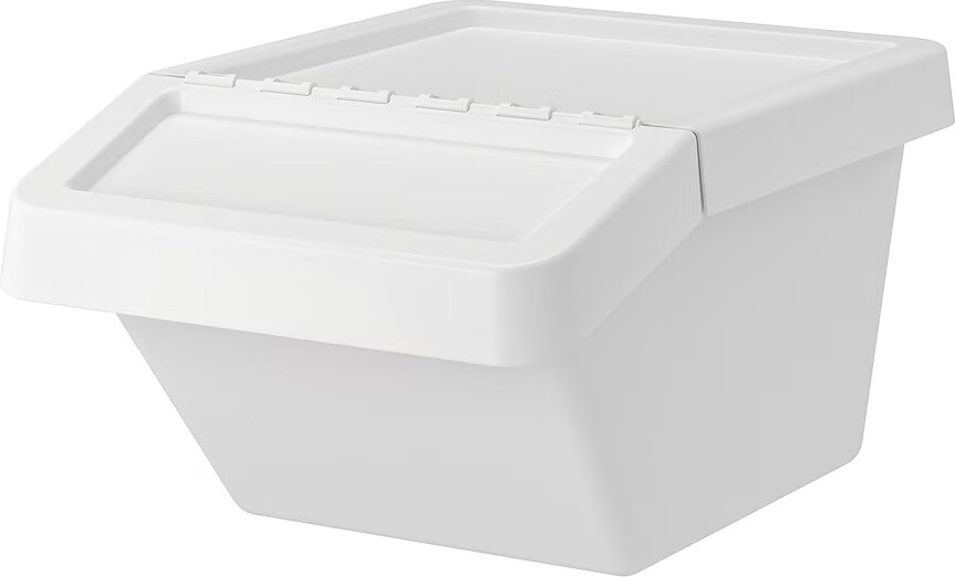 Ikea SORTERA Abfallsortierbehälter mit Deckel, 37 L 102.558.97