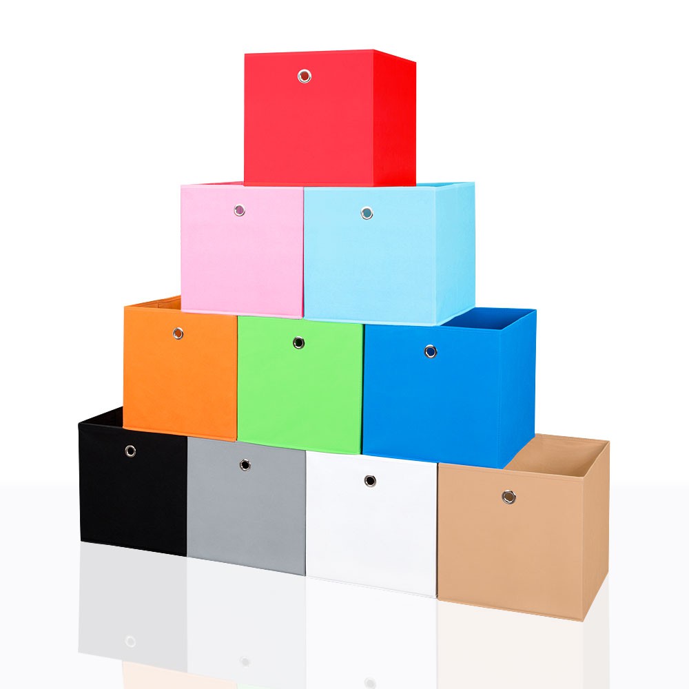 Regalkorb verschiedene Farben Aufbewahrung Boxen Korb Einschubkorb Stoffbox 