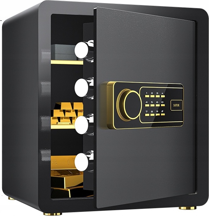 Sonstige Elektronischer Safe Tresor Schranktresor mit Zahlenschloss Schwarz